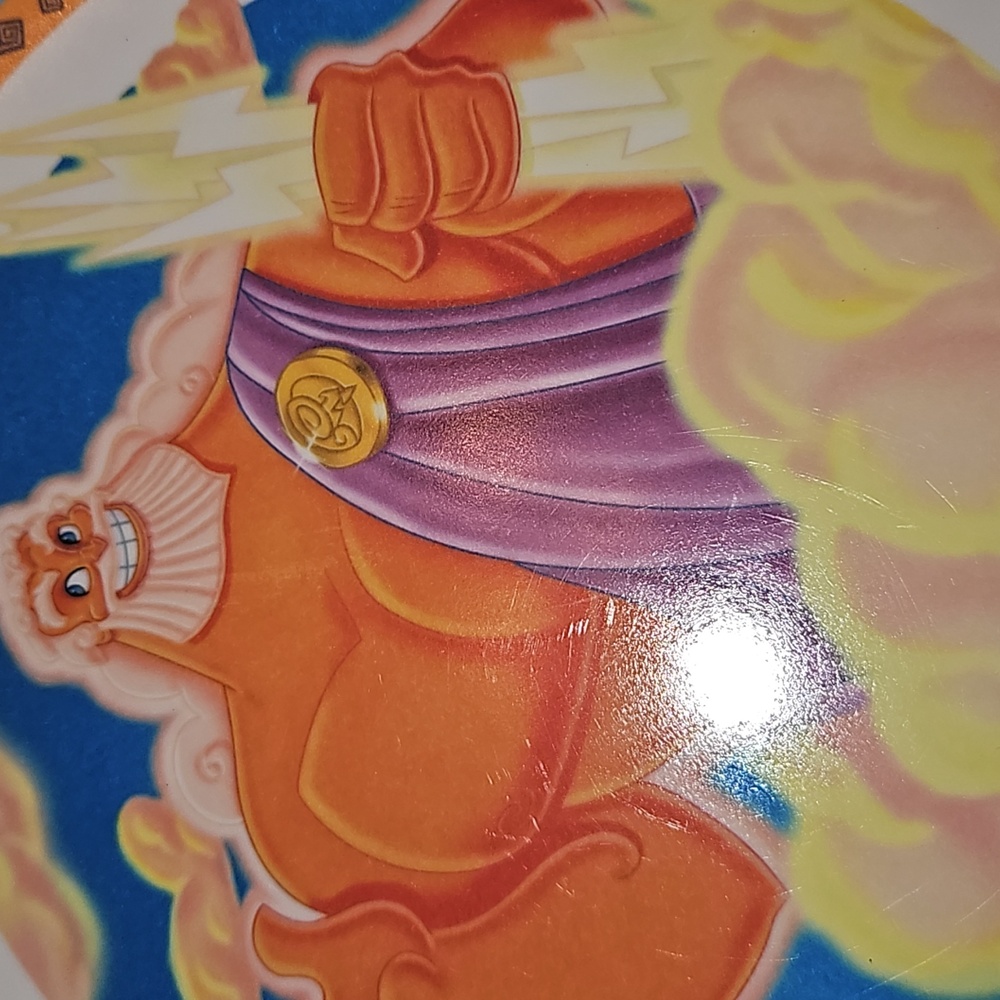 Vintage | 1997 McDonald's Collectors Plate | Zeus from Hercules - Picture 3 of 5